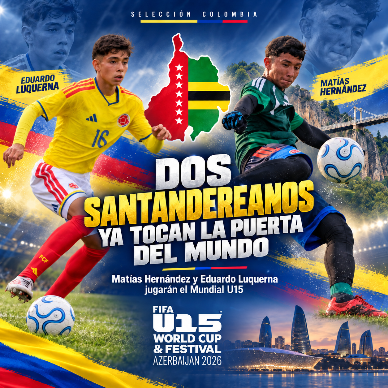 #SelecciónColombia #Santander #RFC #LSF #FCF